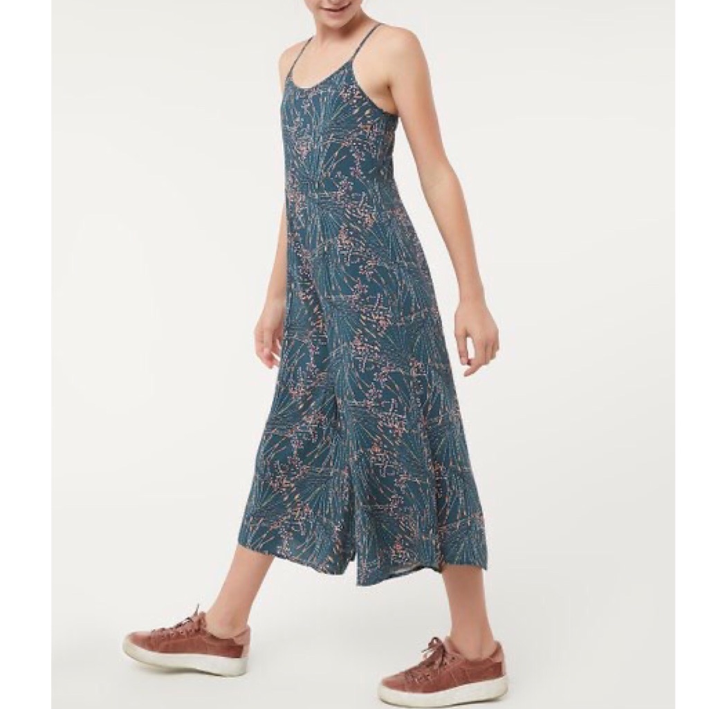 O'neill | Girls Dayton Cropped Jumpsuit | Sz 4/Xxs